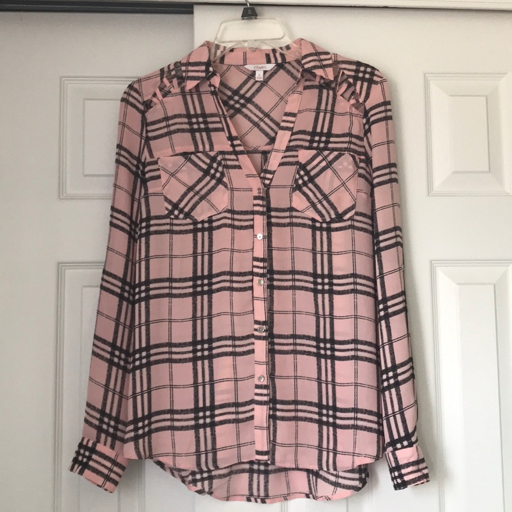 Plaid Blouse
